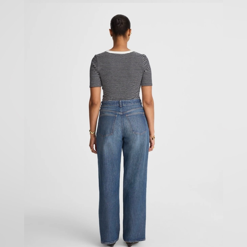 MADEWELL Curvy Perfect Vintage Wide-Leg Jeans Women’s Size 25 - Picture 3 of 13